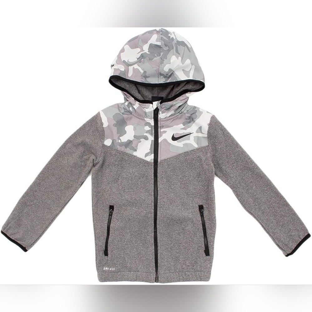 Nike Kids Boy's Polar Therma All Over Print Full Zip (Little Kids) 2T